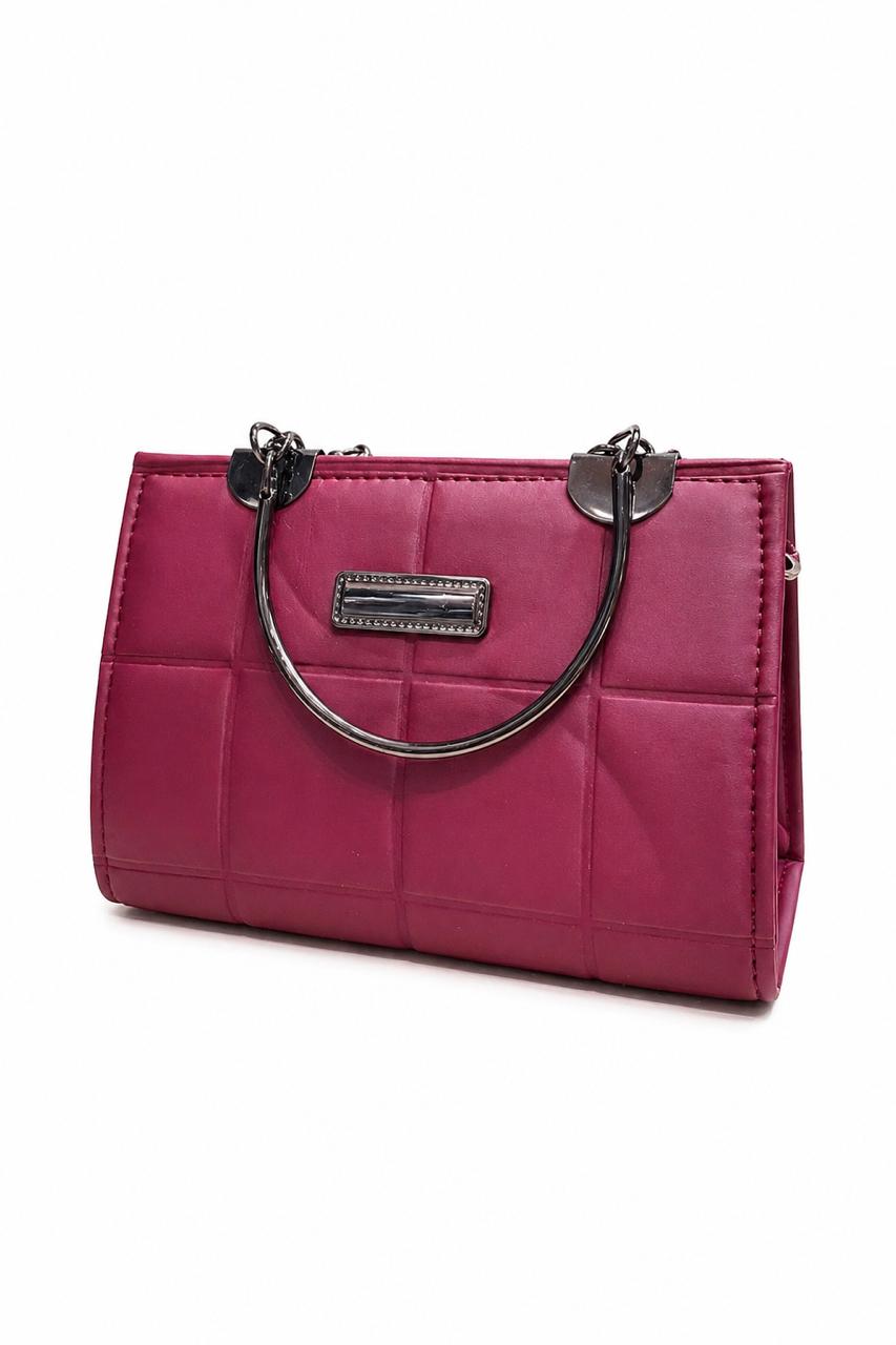Premium Stylish Grey Top Handle Purse