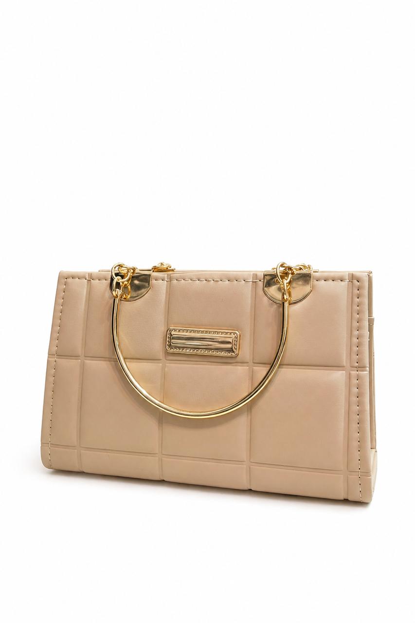 Premium Stylish Grey Top Handle Purse
