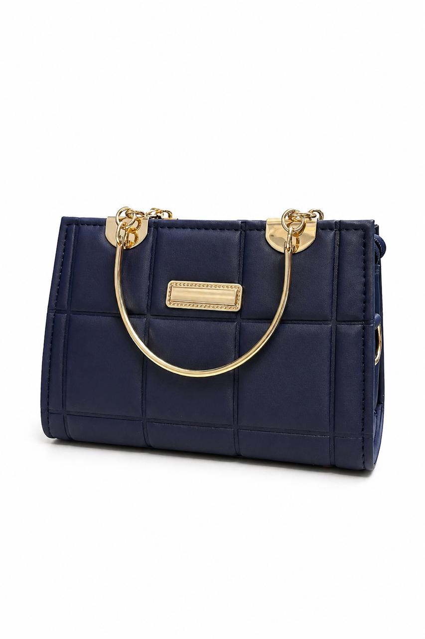 Elegant Pink Quilted Mini Handbag for Women