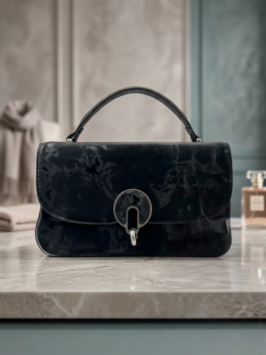 Top-Handle Bag – Stylish Textured Shoulder Bag for Women