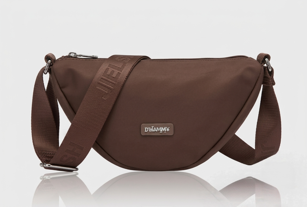 Women’s Trendy Crescent Shoulder Bag | Wide Strap Casual Crossbody Sling Pack