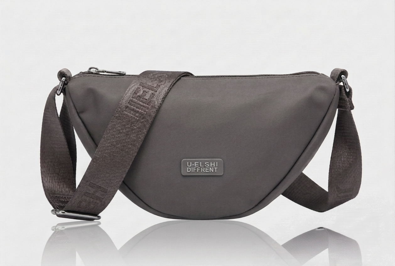 Women’s Trendy Crescent Shoulder Bag | Wide Strap Casual Crossbody Sling Pack