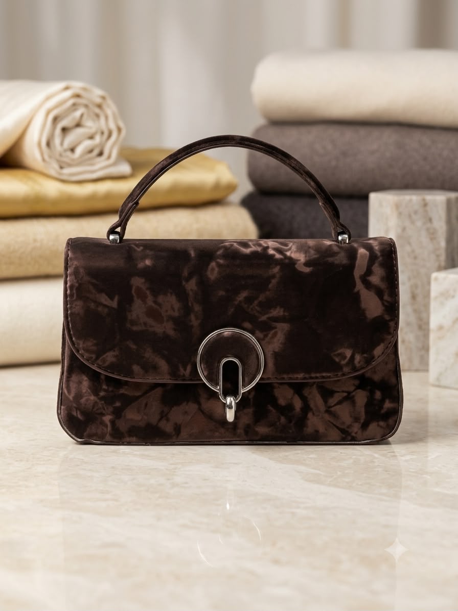 Top-Handle Bag – Stylish Textured Shoulder Bag for Women