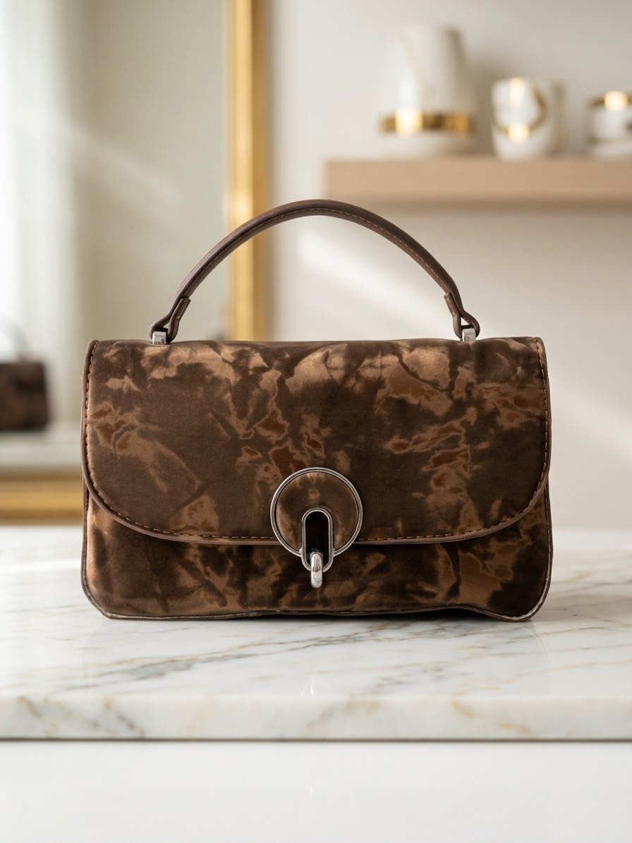 Top-Handle Bag – Stylish Textured Shoulder Bag for Women