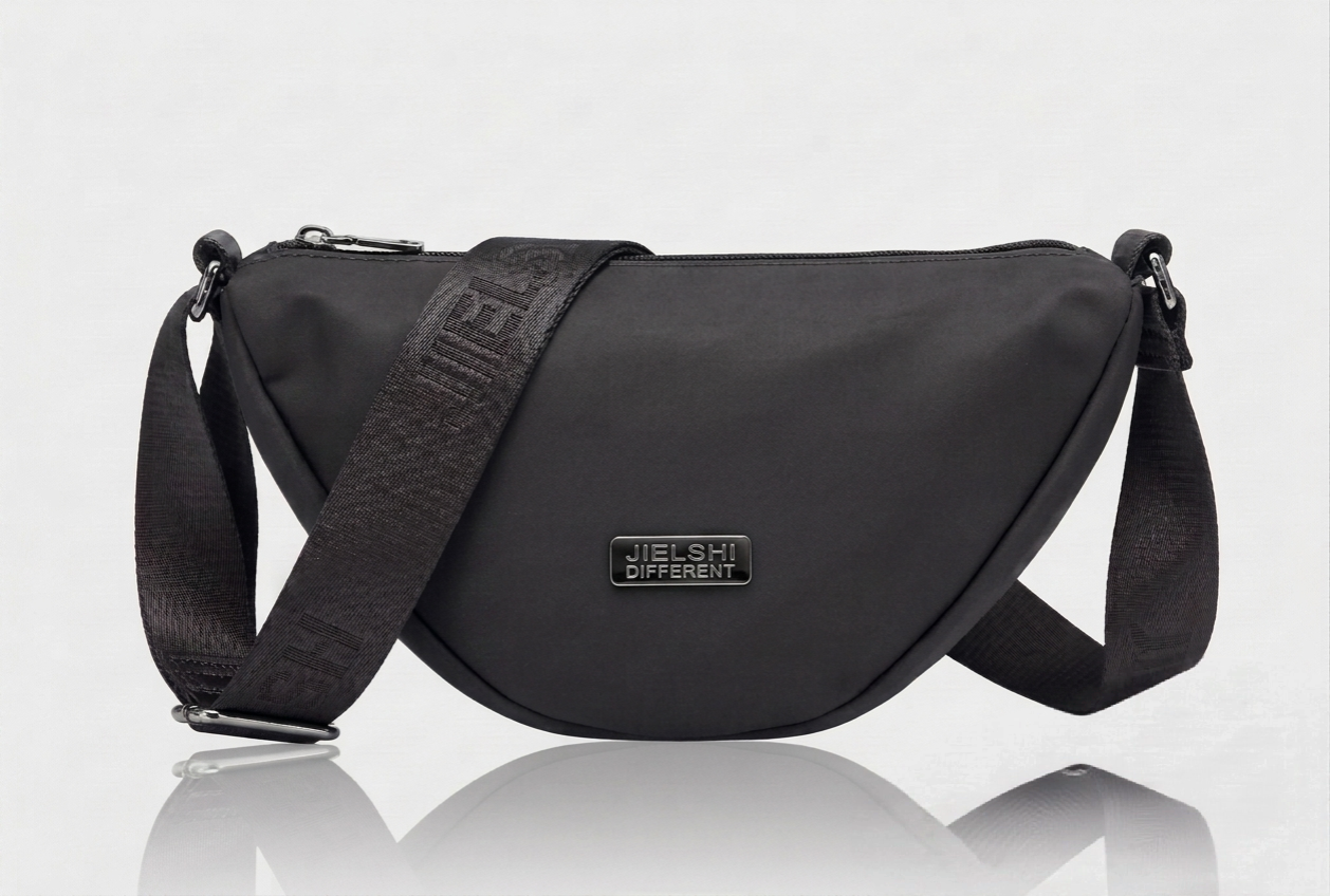 Women’s Trendy Crescent Shoulder Bag | Wide Strap Casual Crossbody Sling Pack